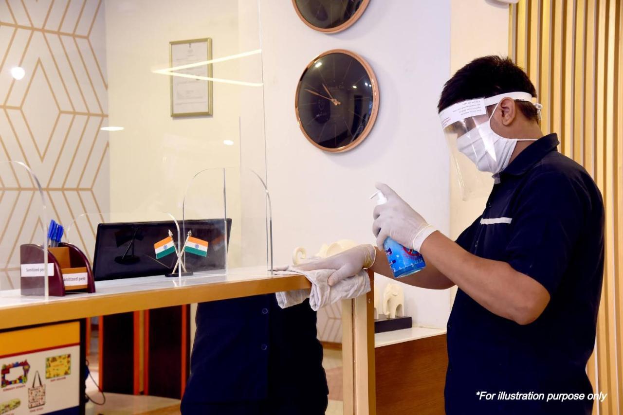 Vaccinated Staff- Spot On 63896 New Hotel Indraprastha Bhopal Luaran gambar